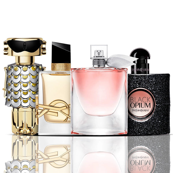 Промо комплект с 4 парфюма | Libre + La Vie Est Belle + Black Opium + Fame 100ML