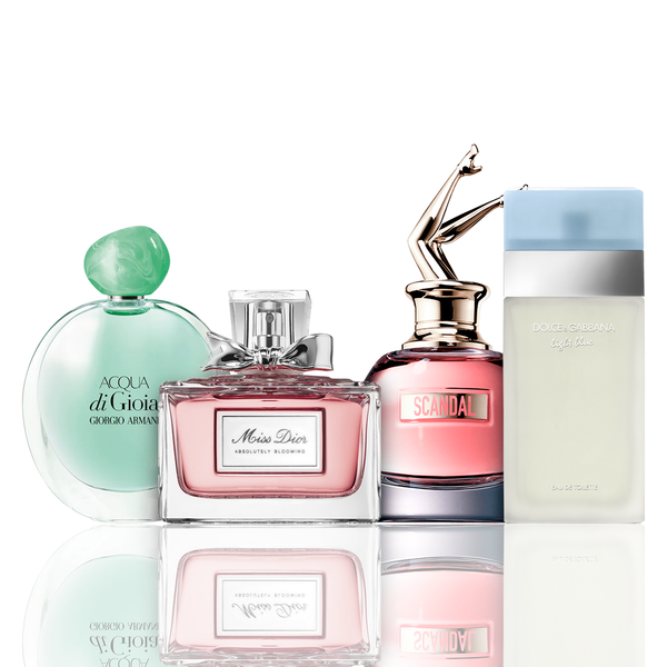 Промо комплект с 4 парфюма | Acqua di Gioia, Light Blue, Scandal, Miss Dior 100ML